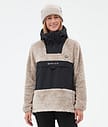 Lima W Fleece Hoodie Women Sand/Black