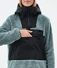 Lima W Fleece Hoodie Women Atlantic/Black, Image 8 of 8