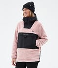 Lima W Fleecová Mikina s Kapucí Dámské Soft Pink/Black, Obrázek 1 z 8