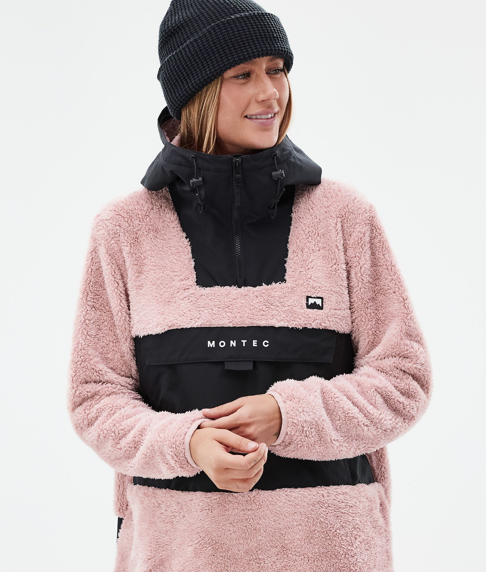 Lima W Pull Polaire Femme Soft Pink/Black, Image 2 sur 8