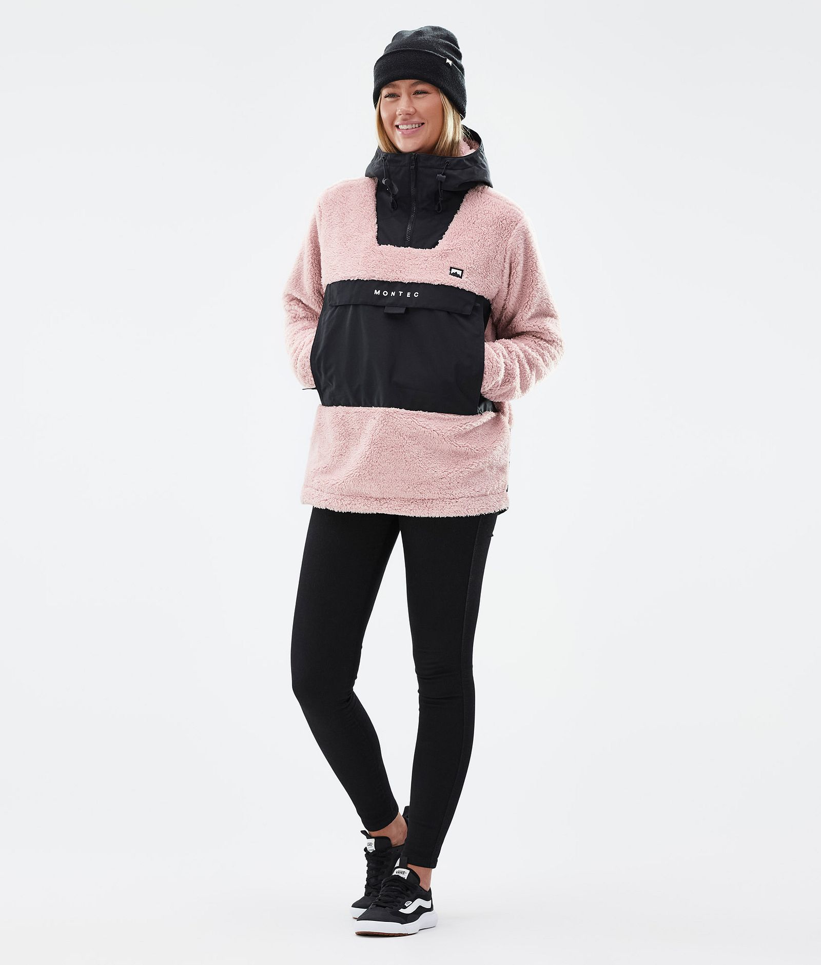 Lima W Fleece Hoodie Damen Soft Pink/Black, Bild 3 von 8