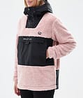 Lima W Fleecegenser Dame Soft Pink/Black, Bilde 7 av 8