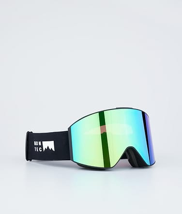 Scope Ski Goggles Black W/Black Tourmaline Green Mirror