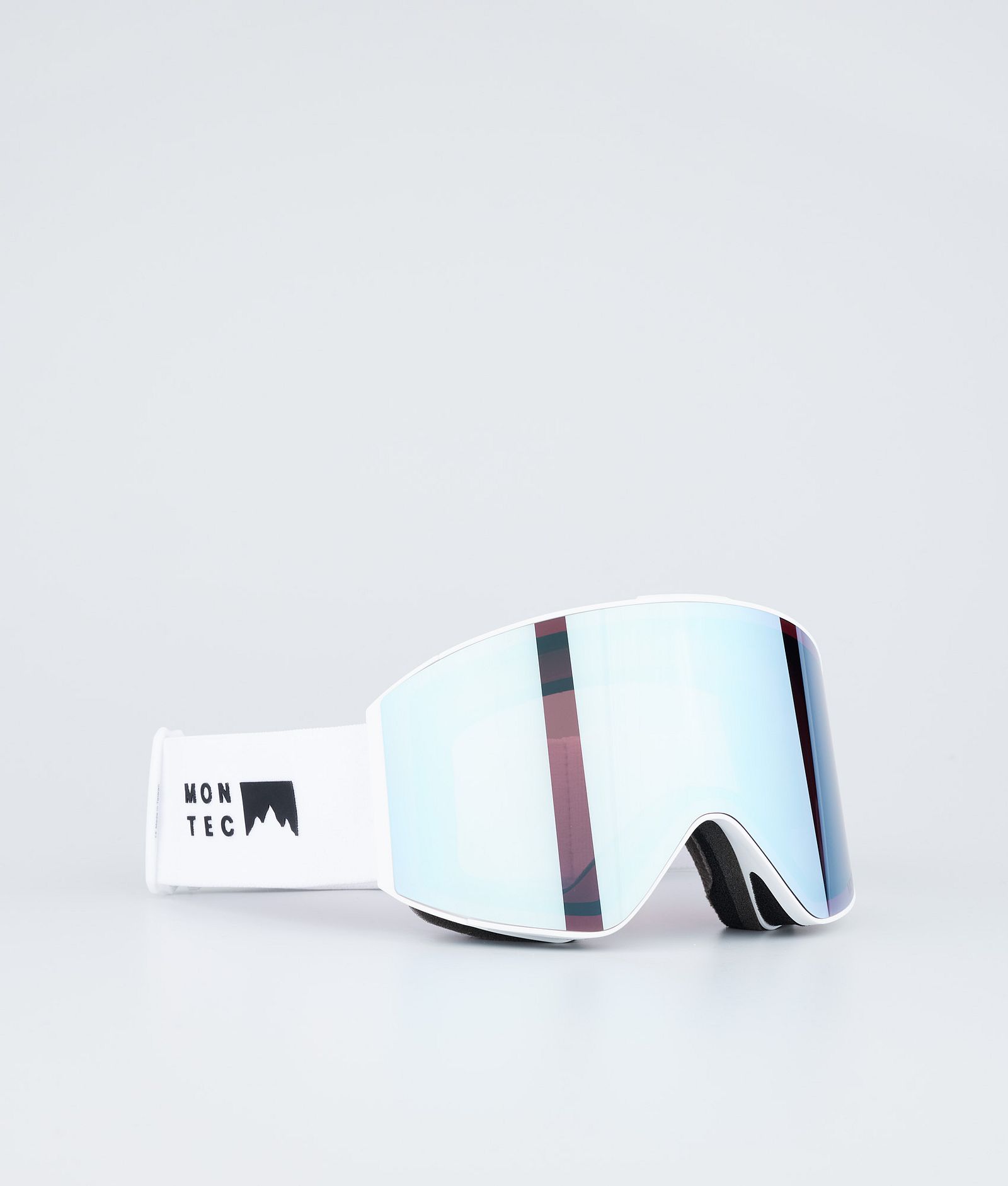 Scope Ski Goggles White W/White Moon Blue Mirror, Image 1 of 6