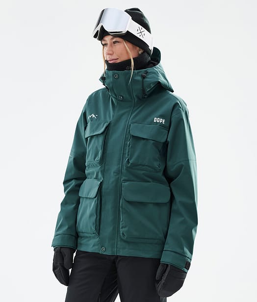 Zenith W Snowboardjakke Dame Bottle Green