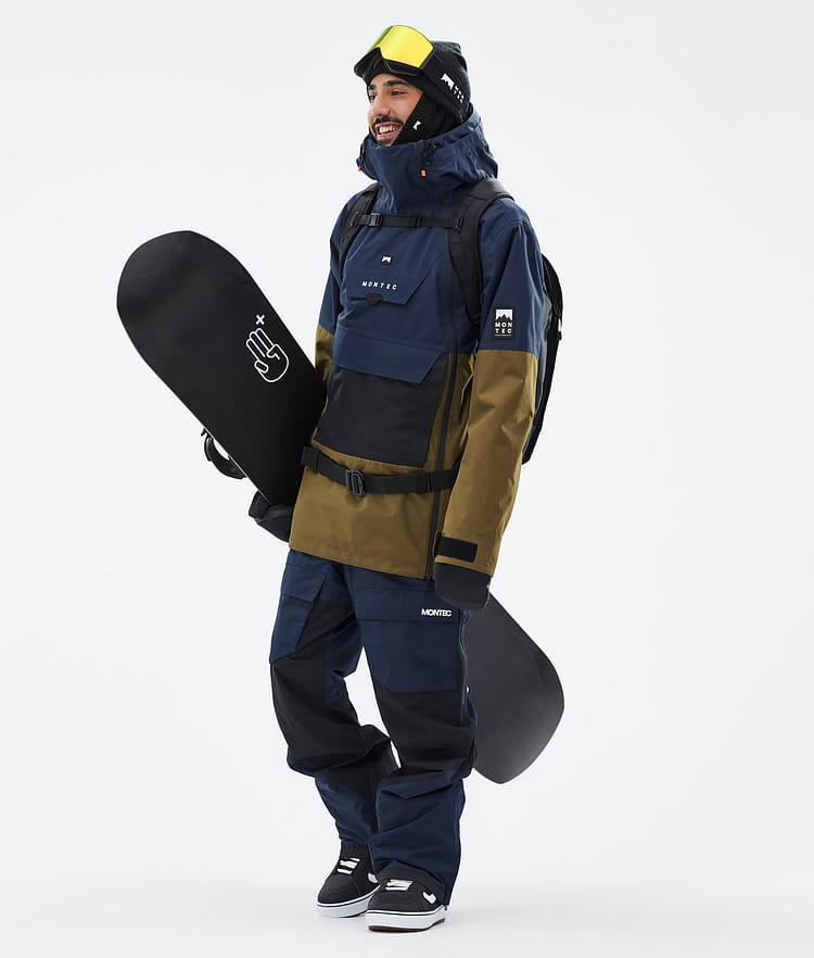 Doom Snowboardjacka Herr Dark Blue/Black/Fatigue, Bild 3 av 11