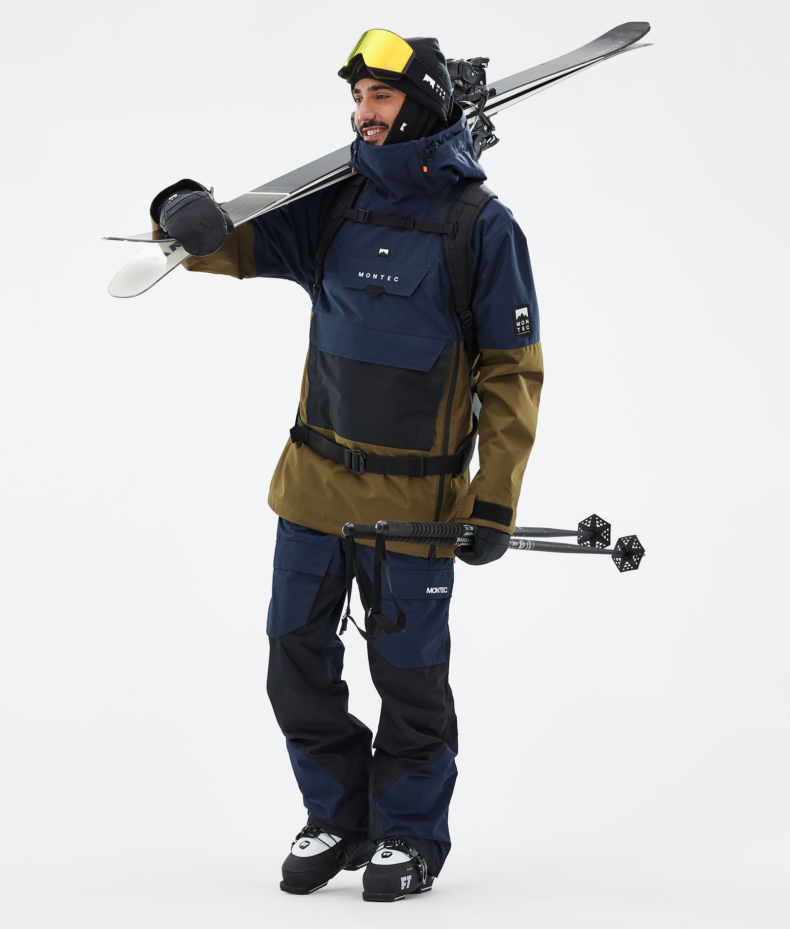 Doom Manteau Ski Homme Dark Blue/Black/Fatigue, Image 3 sur 11