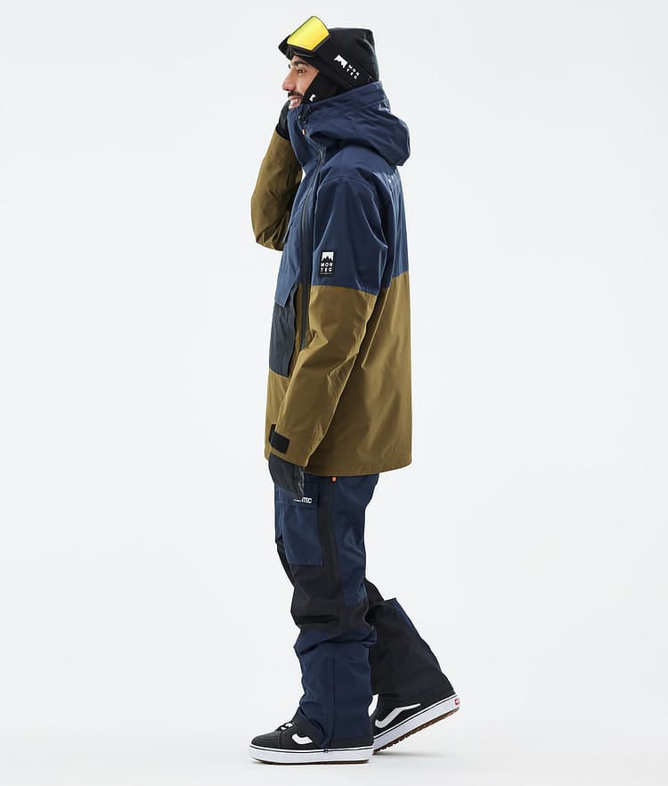 Doom Kurtka Snowboardowa Mężczyźni Dark Blue/Black/Fatigue, Zdjęcie 4 z 11