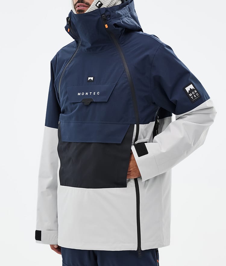 Doom Ski Jacket Men Dark Blue/Black/Light Grey, Image 8 of 11