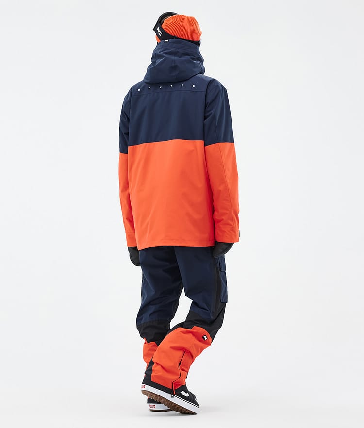 Doom Kurtka Snowboardowa Mężczyźni Dark Blue/Black/Orange, Zdjęcie 5 z 11