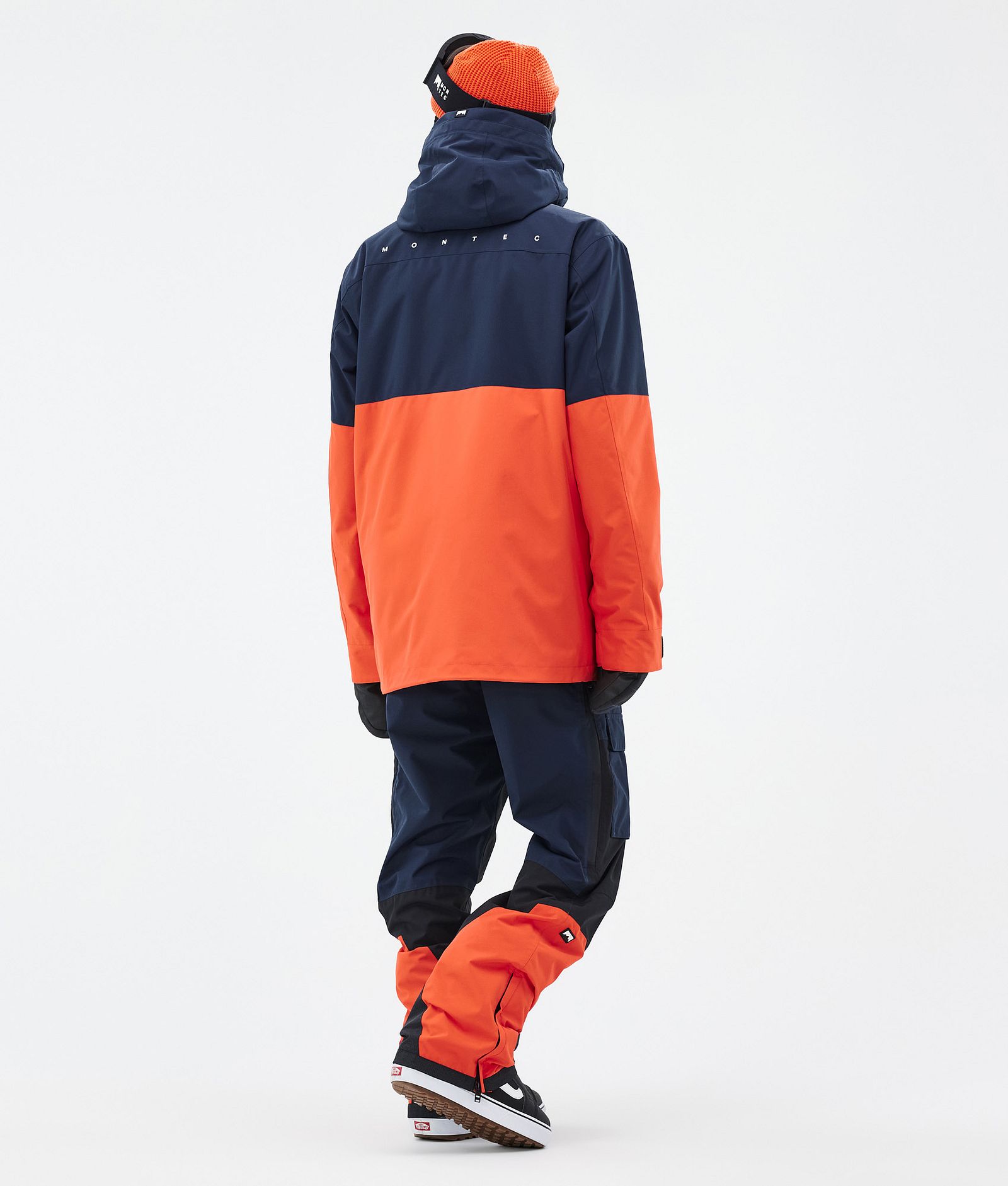 Doom Snowboardjakke Herre Dark Blue/Black/Orange, Billede 5 af 11