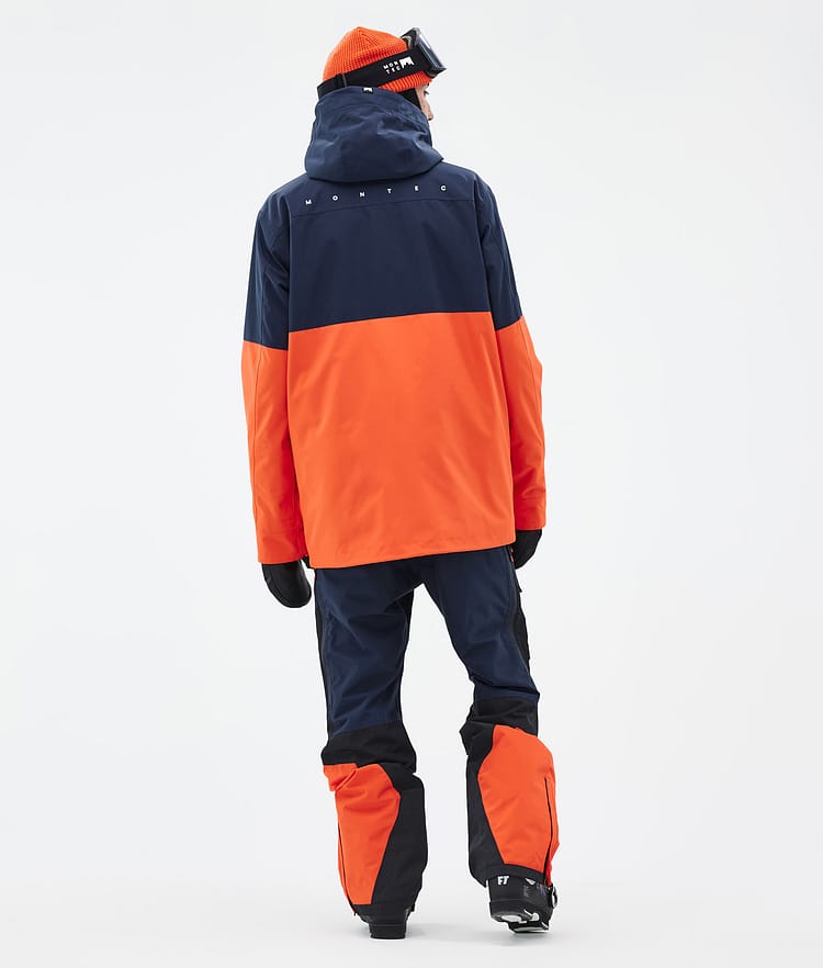 Doom Ski Jacket Men Dark Blue/Black/Orange, Image 5 of 11