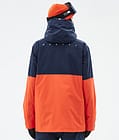 Doom Ski Jacket Men Dark Blue/Black/Orange, Image 7 of 11