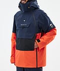 Doom Manteau Ski Homme Dark Blue/Black/Orange, Image 8 sur 11