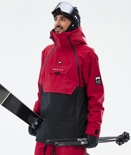 Doom Ski jas Heren Deep Red/Black