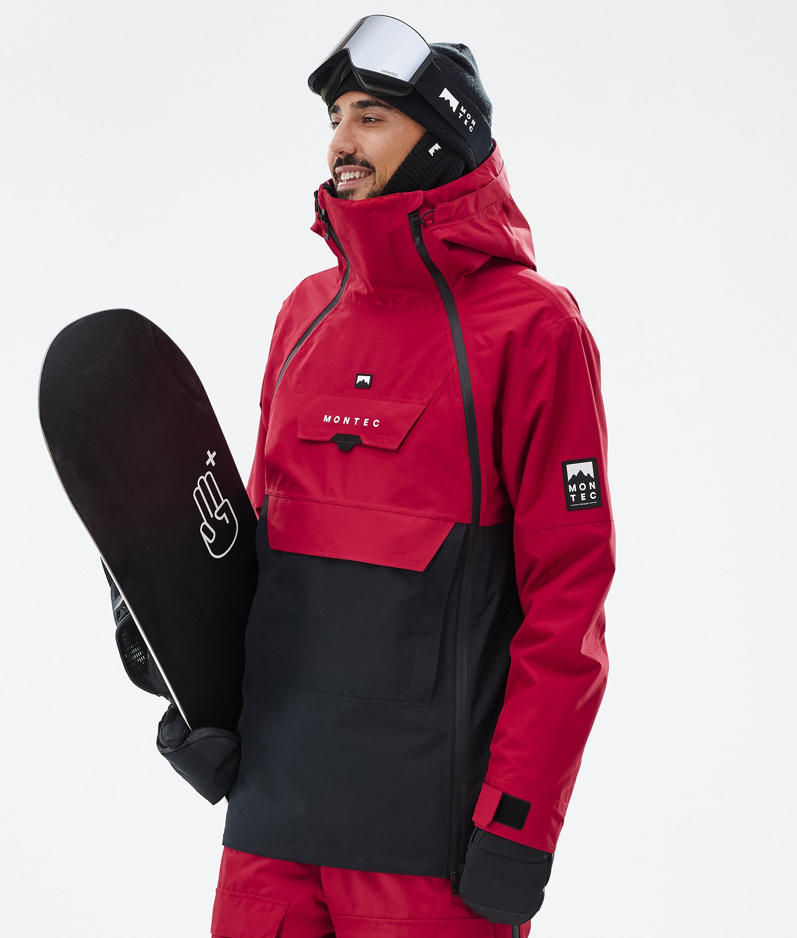 Doom Snowboardjakke Herre Deep Red/Black, Billede 1 af 11