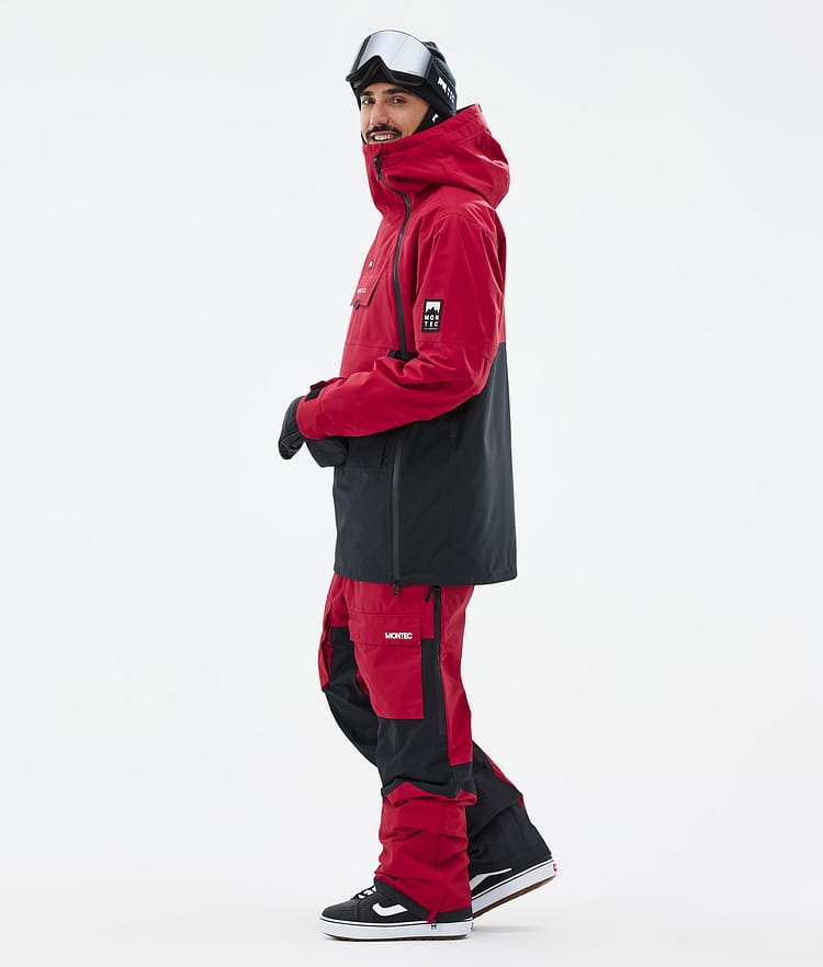 Doom Snowboardjacka Herr Deep Red/Black, Bild 4 av 11