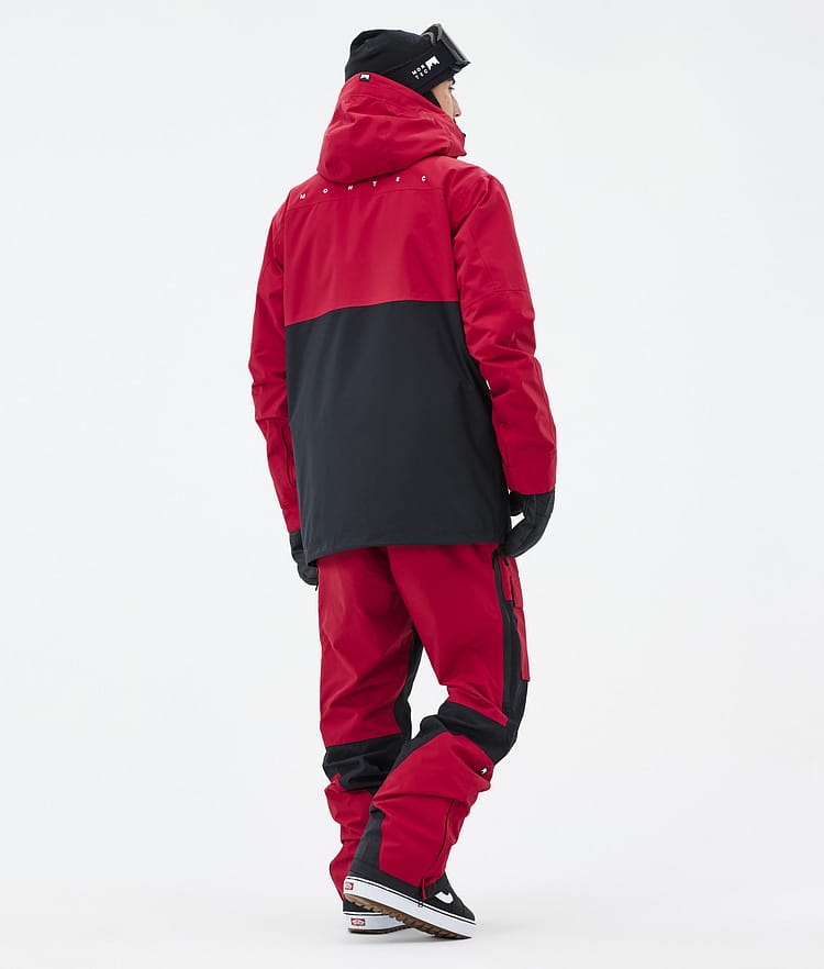 Doom Snowboardjakke Herre Deep Red/Black, Billede 5 af 11