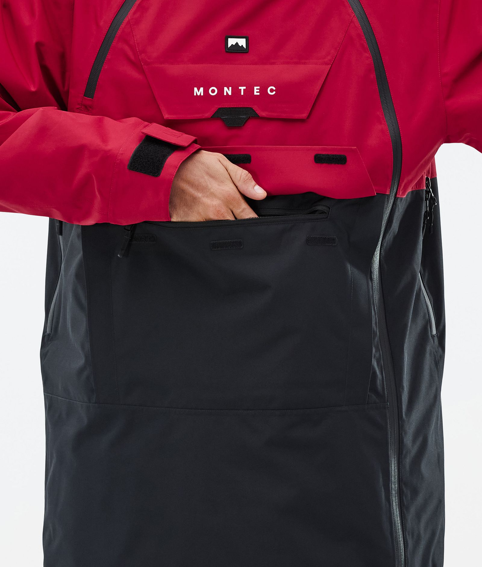 Doom Veste de Ski Homme Deep Red/Black, Image 9 sur 11