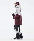 Doom Snowboardjacka Herr Light Grey/Black/Burgundy, Bild 4 av 11