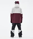 Doom Veste Snowboard Homme Light Grey/Black/Burgundy, Image 5 sur 11