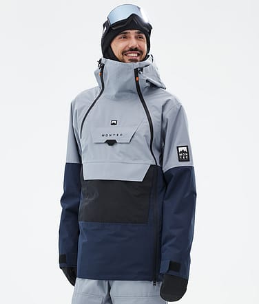 Doom Ski jas Heren Soft Blue/Black/Dark Blue