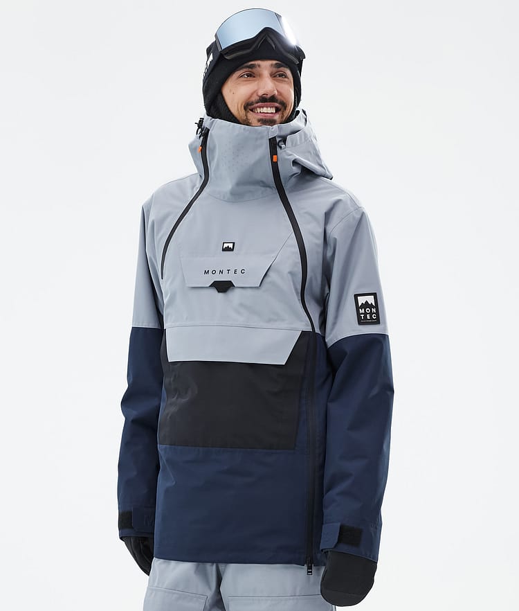 Doom Manteau Ski Homme Soft Blue/Black/Dark Blue, Image 1 sur 11