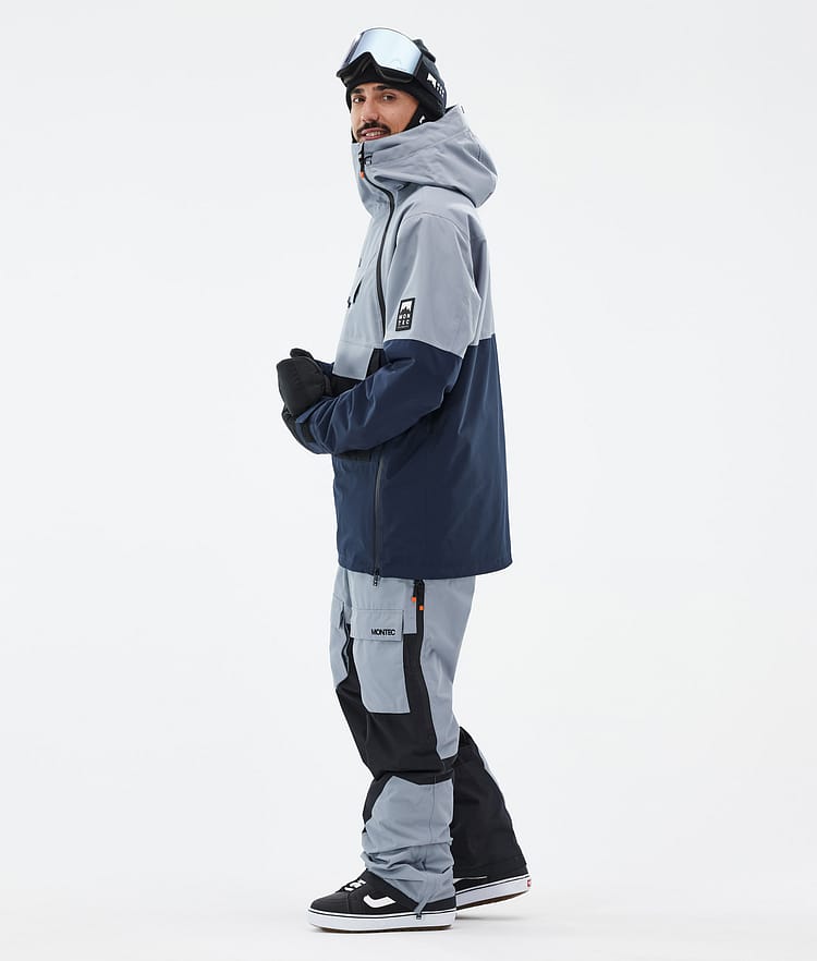 Doom Snowboardjacka Herr Soft Blue/Black/Dark Blue, Bild 4 av 11