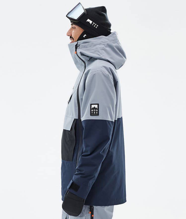 Doom Kurtka Snowboardowa Mężczyźni Soft Blue/Black/Dark Blue, Zdjęcie 6 z 11