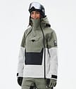 Doom W Ski Jacket Women Greenish/Black/Light Grey