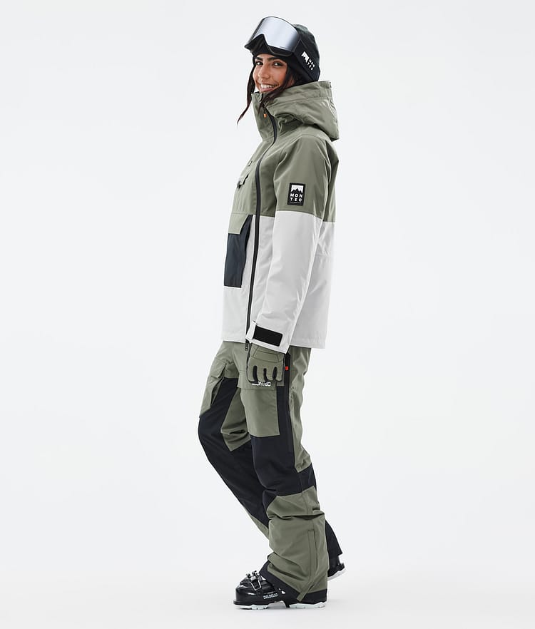 Doom W Ski Jacket Women Greenish/Black/Light Grey, Image 4 of 11