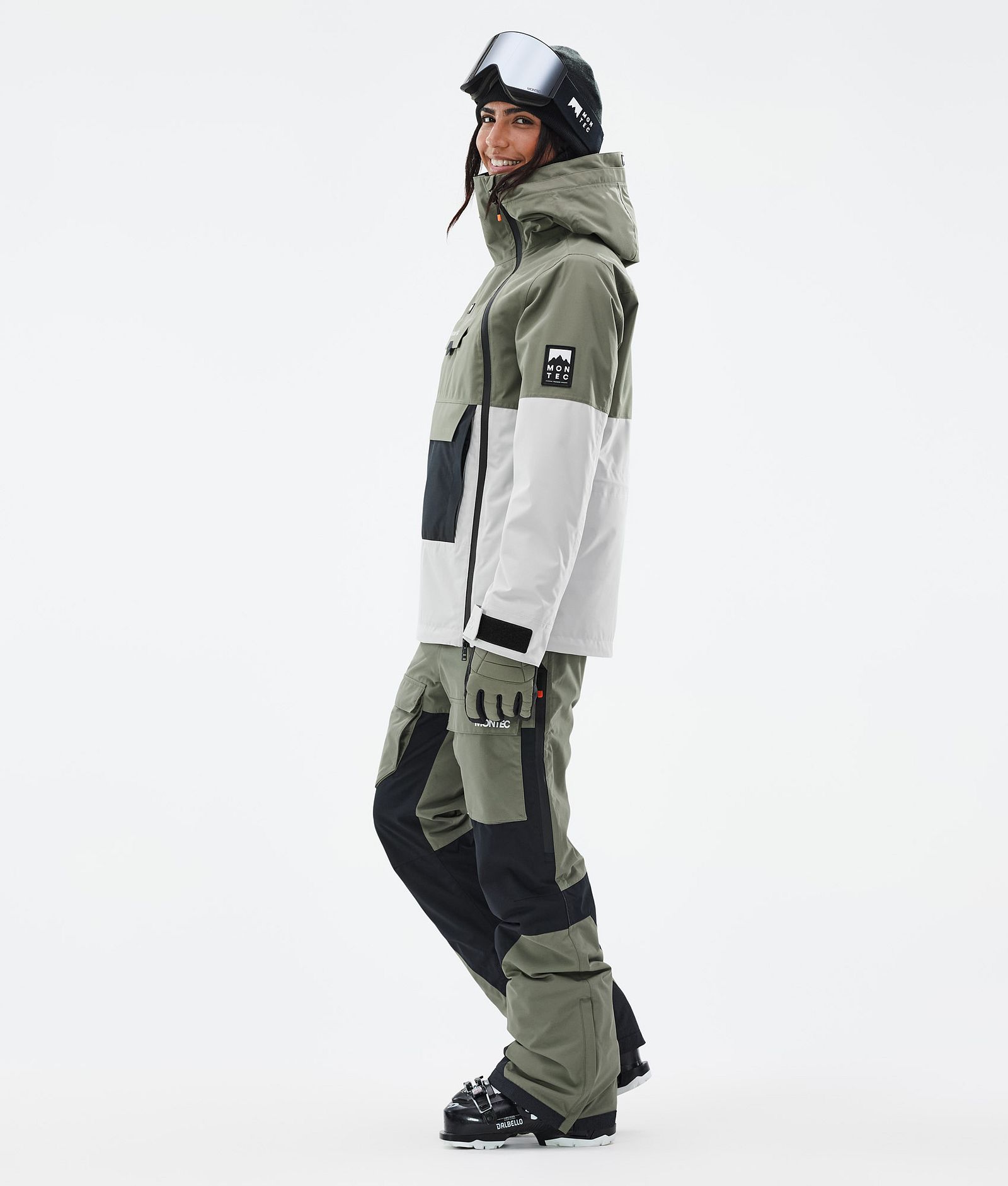 Doom W Veste de Ski Femme Greenish/Black/Light Grey, Image 4 sur 11