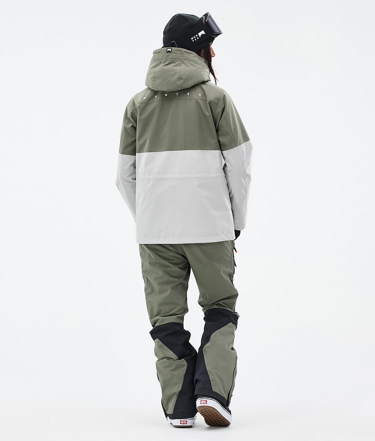 Doom W Kurtka Snowboardowa Kobiety Greenish/Black/Light Grey, Zdjęcie 5 z 11