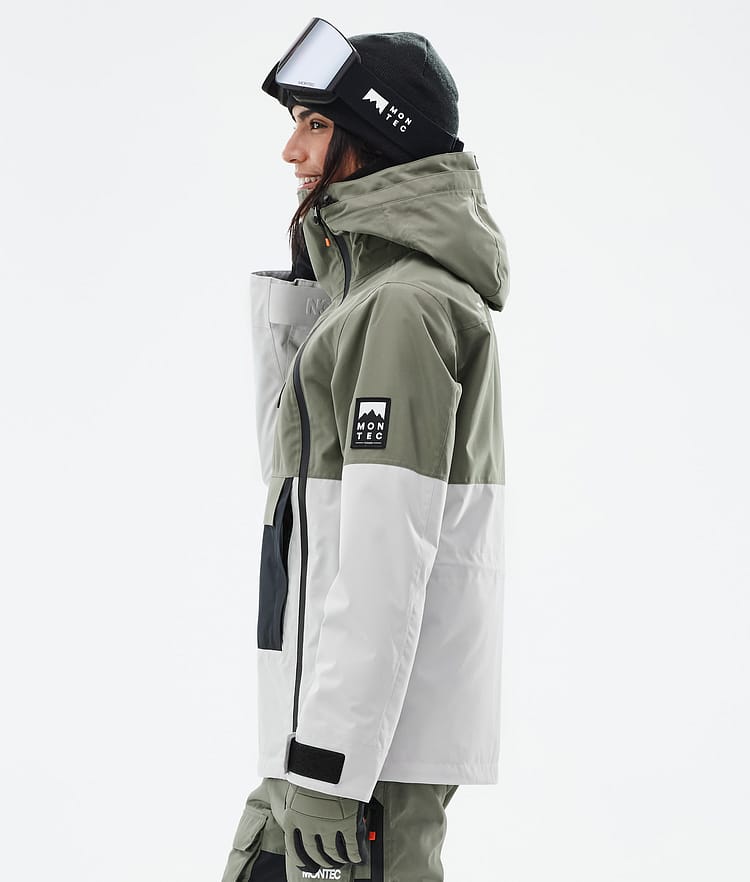 Doom W Snowboardjakke Dame Greenish/Black/Light Grey, Bilde 6 av 11