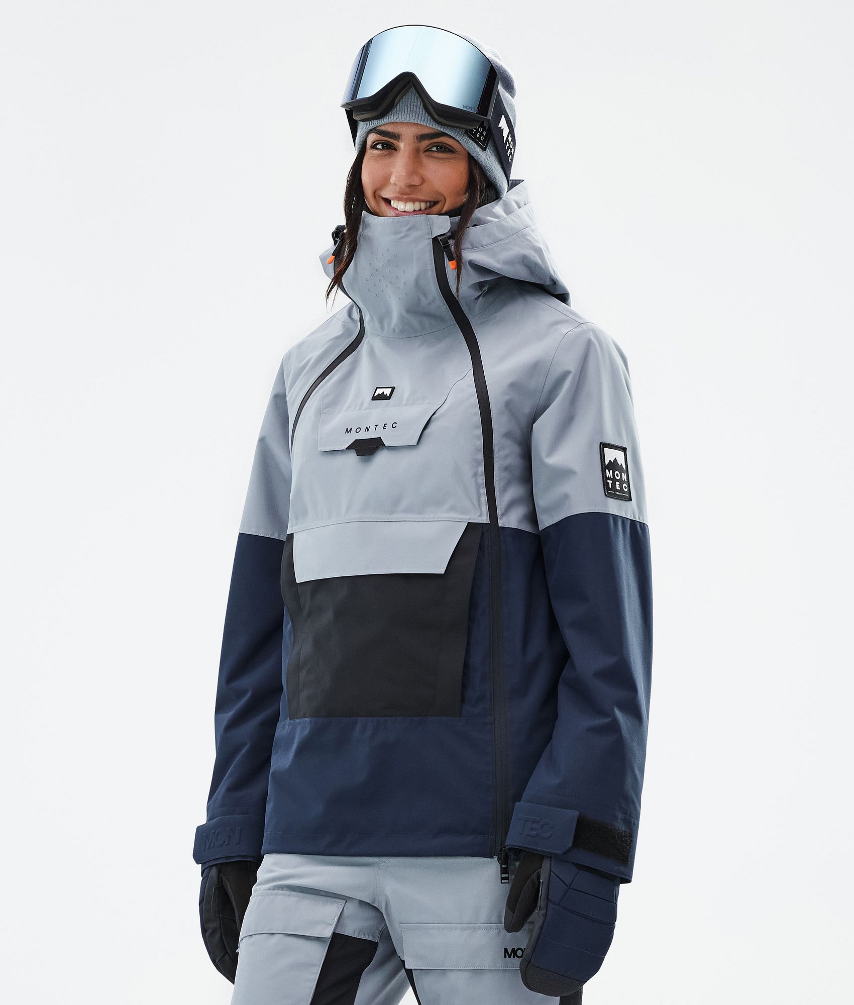 Blue ladies ski jacket best sale