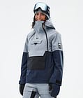 Doom W Manteau Ski Femme Soft Blue/Black/Dark Blue, Image 1 sur 11