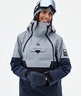 Doom W Manteau Ski Femme Soft Blue/Black/Dark Blue, Image 2 sur 11