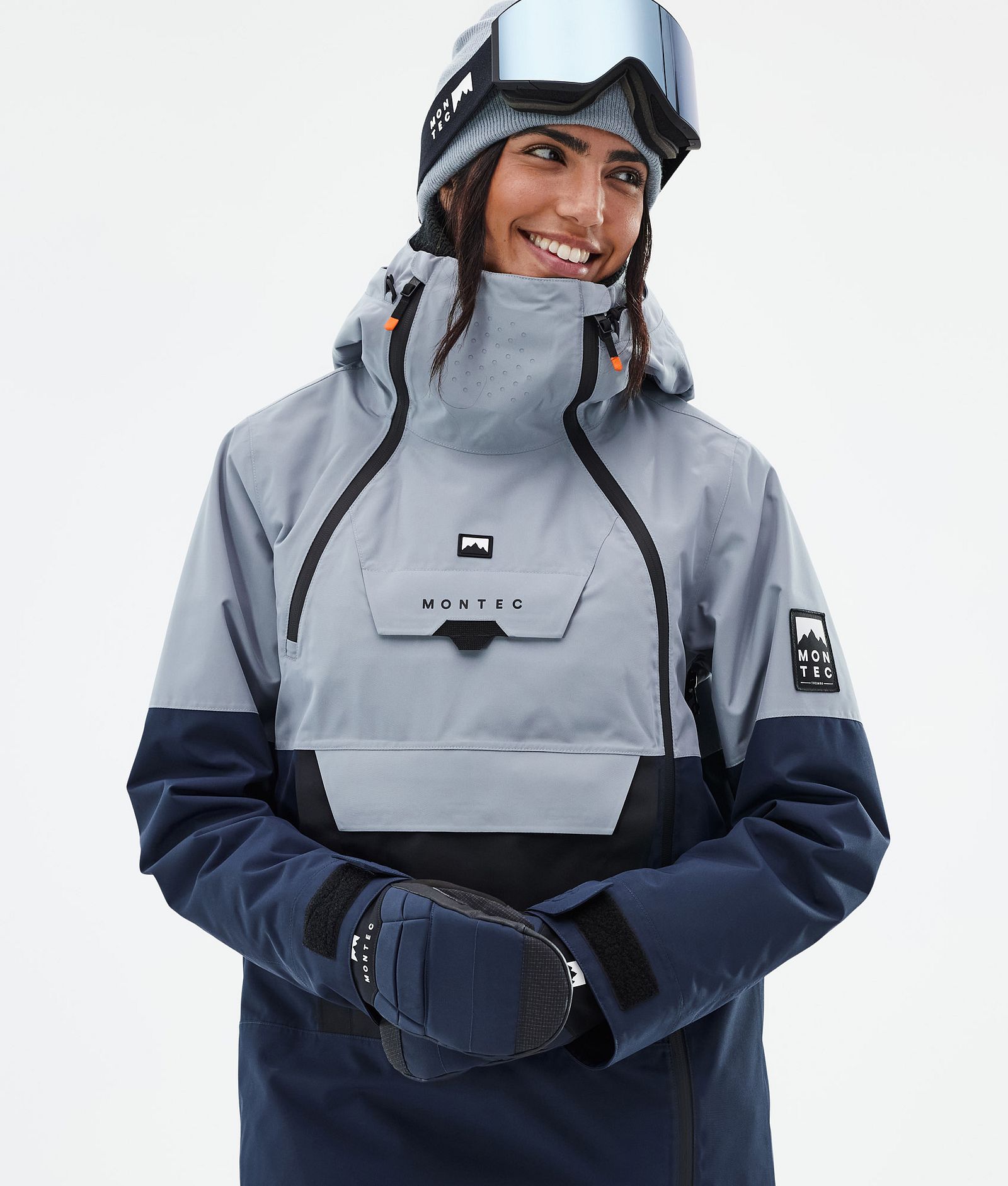 Doom W Snowboardjacka Dam Soft Blue/Black/Dark Blue, Bild 2 av 11