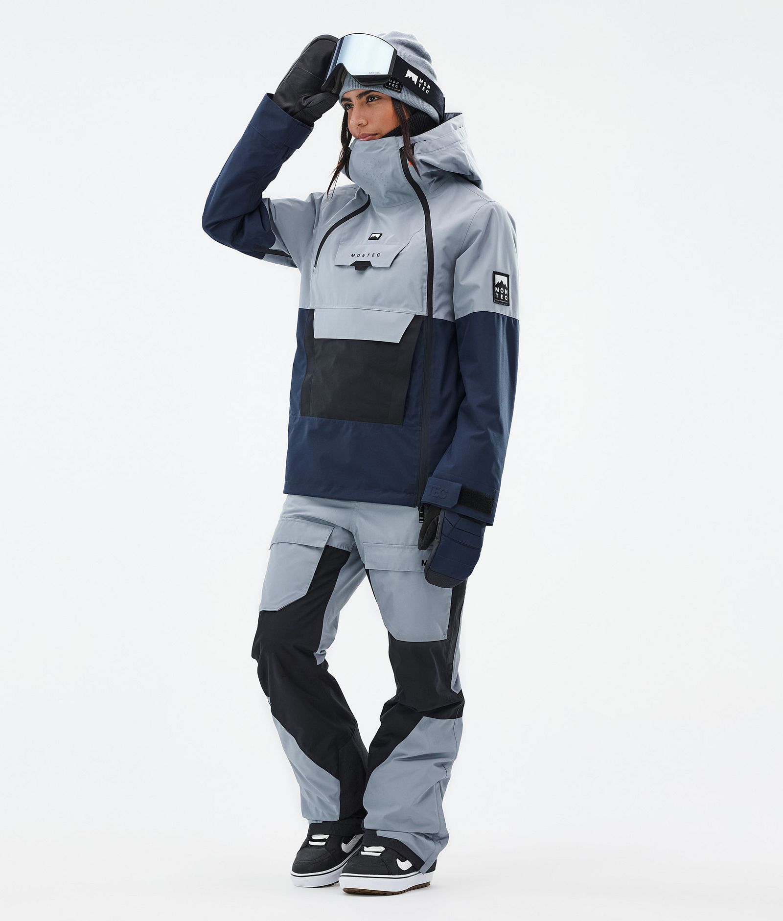 Doom W Veste Snowboard Femme Soft Blue/Black/Dark Blue, Image 3 sur 11