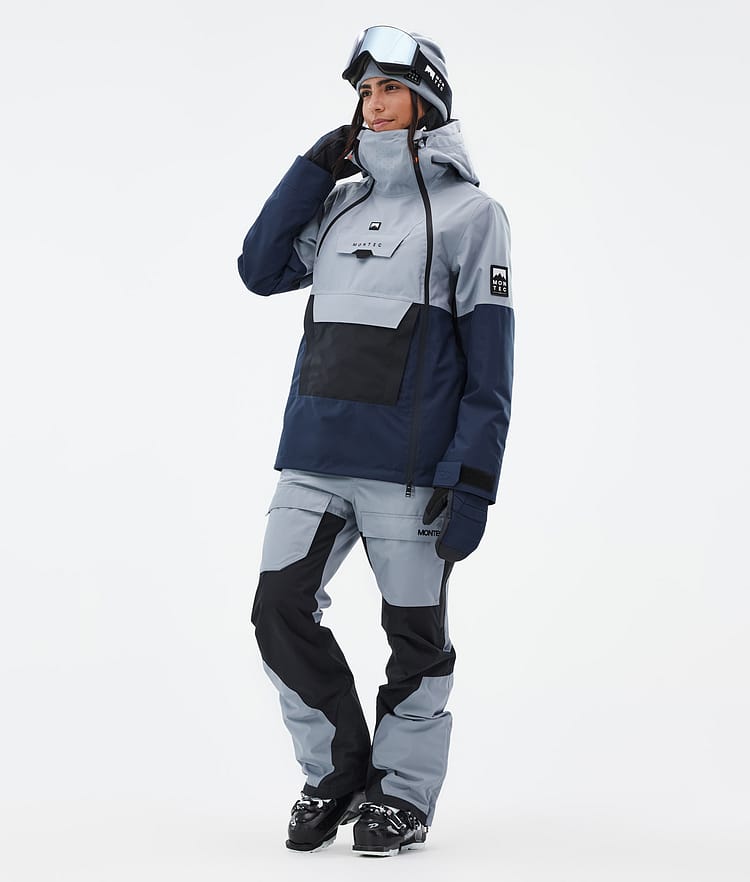 Doom W Skijacke Damen Soft Blue/Black/Dark Blue, Bild 3 von 11