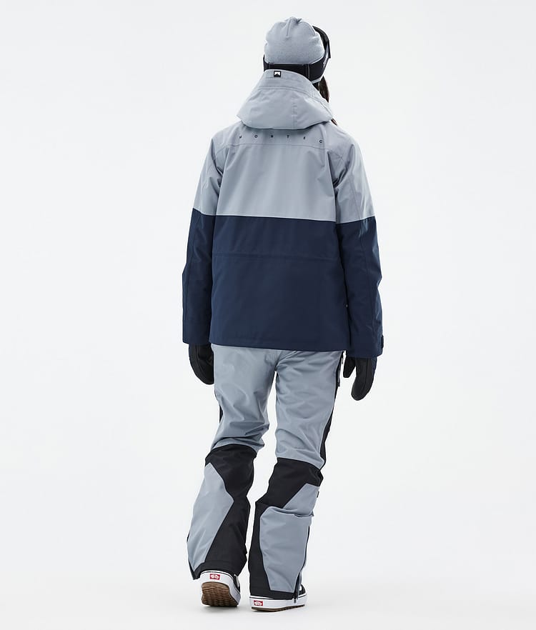 Doom W Snowboardjakke Dame Soft Blue/Black/Dark Blue, Bilde 5 av 11