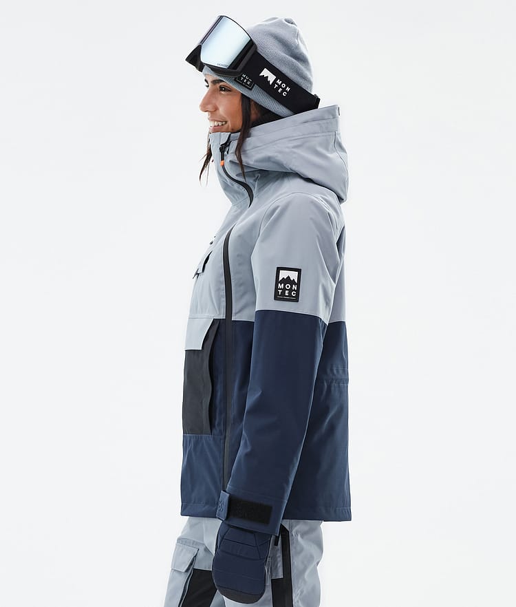 Doom W Veste de Ski Femme Soft Blue/Black/Dark Blue, Image 6 sur 11