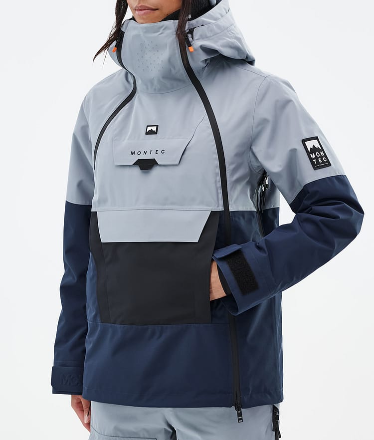 Doom W Ski Jacket Women Soft Blue/Black/Dark Blue, Image 8 of 11