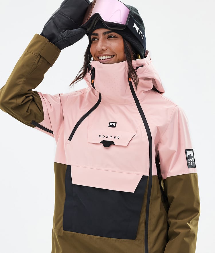 Doom W Veste de Ski Femme Soft Pink/Black/Fatigue, Image 2 sur 11