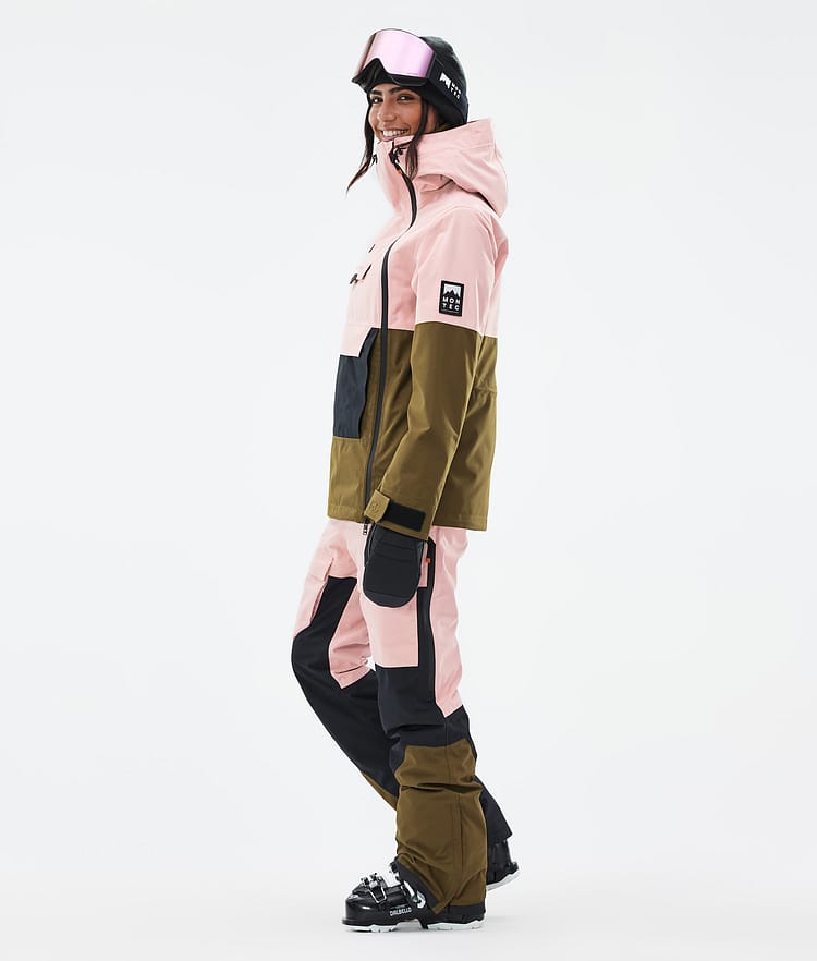 Doom W Ski jas Dames Soft Pink/Black/Fatigue, Afbeelding 4 van 11