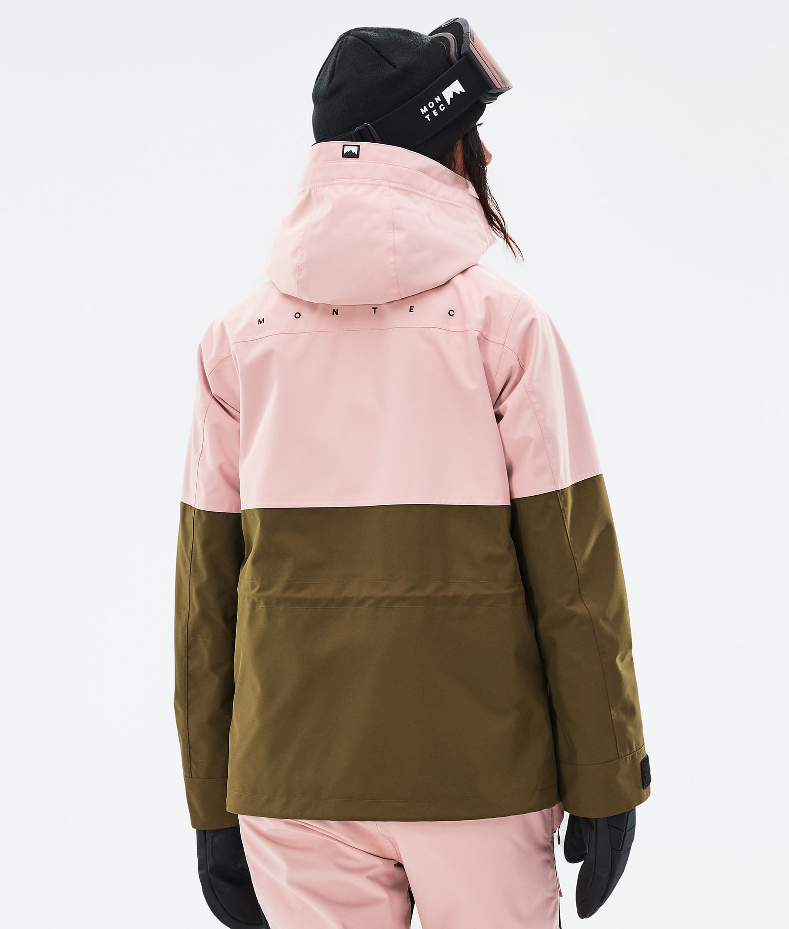 Doom W Manteau Ski Femme Soft Pink/Black/Fatigue, Image 7 sur 11