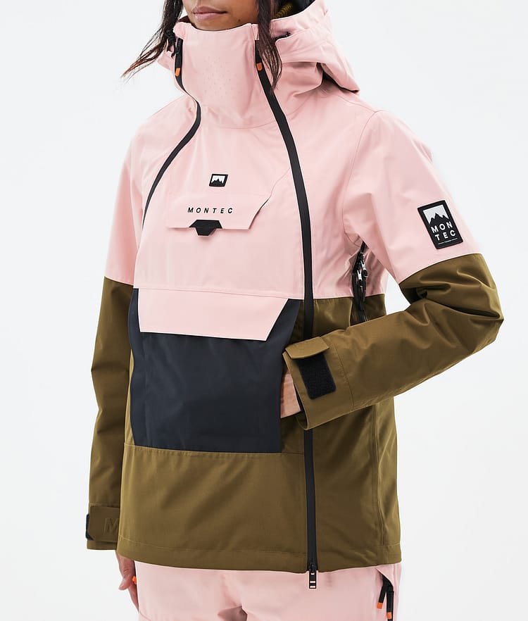 Doom W Skijacke Damen Soft Pink/Black/Fatigue, Bild 8 von 11