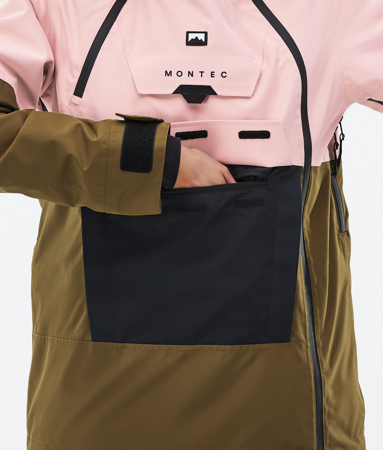 Doom W Ski Jacket Women Soft Pink/Black/Fatigue, Image 9 of 11