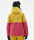 Doom W Manteau Ski Femme Yellow/Black/Light Red, Image 7 sur 11