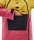 Doom W Manteau Ski Femme Yellow/Black/Light Red, Image 9 sur 11